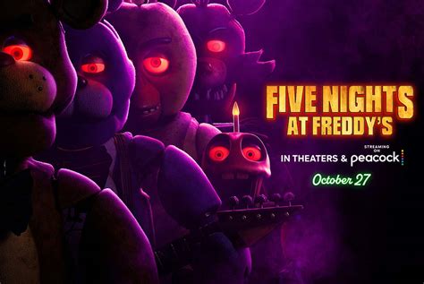 Save up to $30 on YouTube TV. Watch the official trailer for Five Nights at Freddy's! In theaters October 27, 2023. Available on Peacock October 27, 2023.A security guard at Freddy...